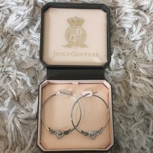 Juicy Couture angel hoops